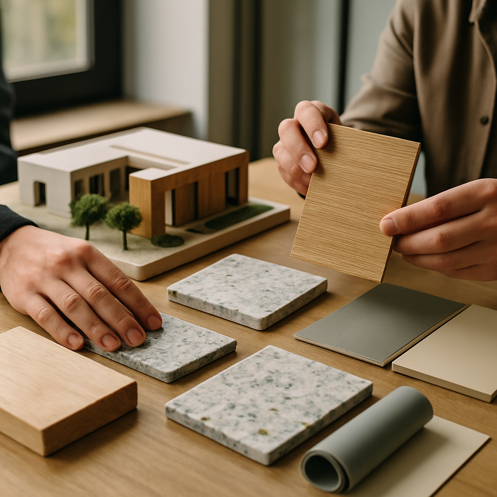 Materialauswahl und Oberflächenkonzepte für Woodstock Village